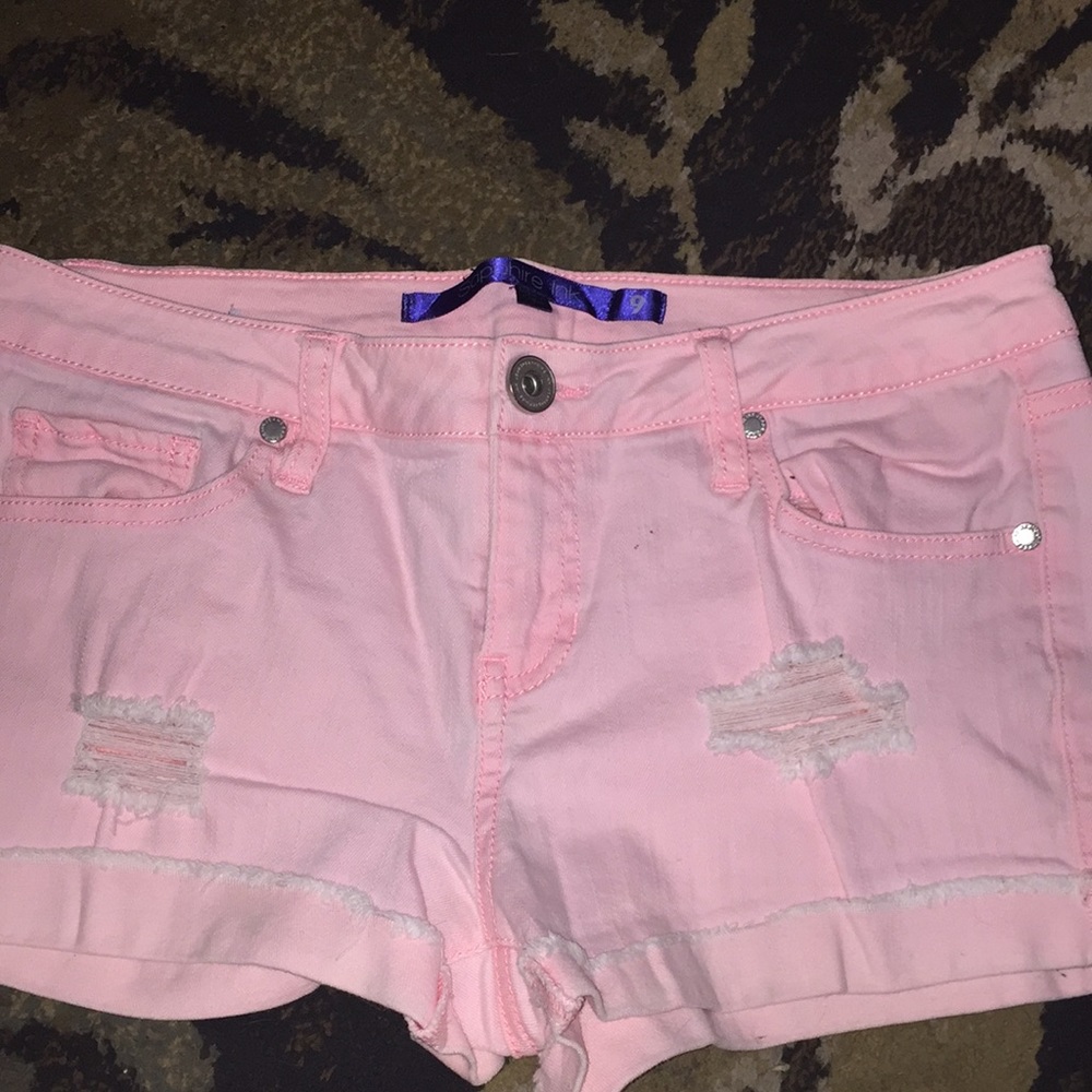 Sapphire ink jean shorts